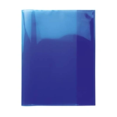 Afbeelding van HERMA 19622 Quart notitieboek, transparant, van robuuste PP folie, gemakkelijk te reinigen, extra dik, blauw