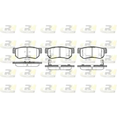 Afbeelding van ROADHOUSE 2746.02 Remblokkenset Achteras Incl. slijtage waarschuwingscontact Met kleeffolie toebehoren HYUNDAI: SONATA 6, Tucson, Getz