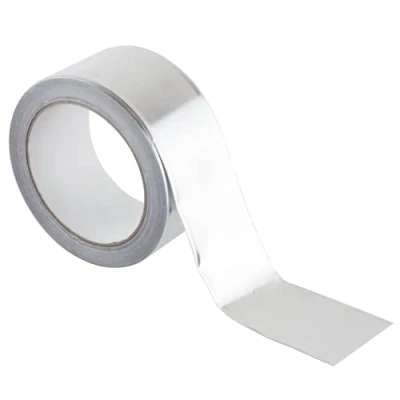 Afbeelding van Gocableties 48 mm x 10 m aluminium plakband voor isolatie, airconditioningsreparatie, afdichting van leidingen en