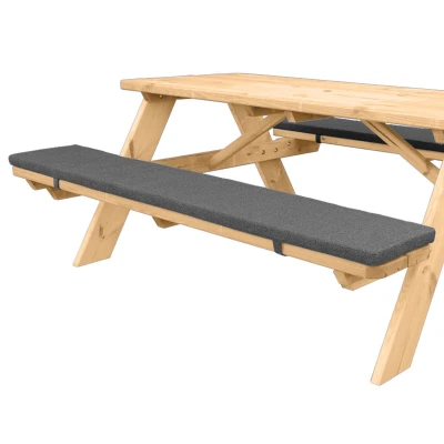 Afbeelding van Picknicktafel kussen 240 x 24 cm set van 2