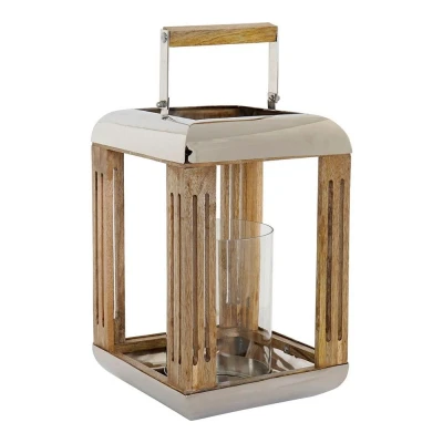 Afbeelding van Lykta DKD Home Decor Zilver Metaal Kristal (23 x 23 36 cm)