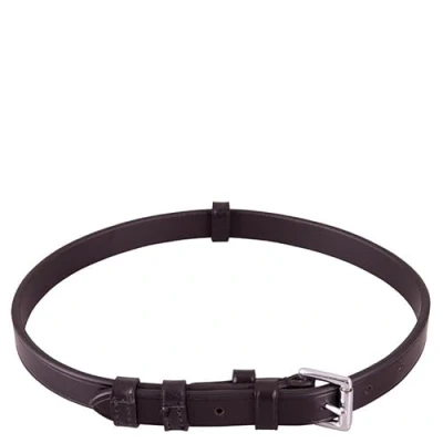 Afbeelding van BR Riempje 16mm Kaakbeschermer Rolgesp Zwart/Zilver Xfull