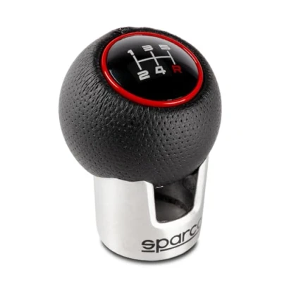 Image de Pommeau sparco lazio, noir / rouge