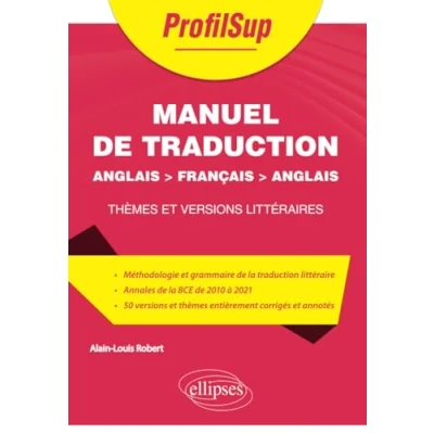Afbeelding van Manuel de traduction anglais franþais