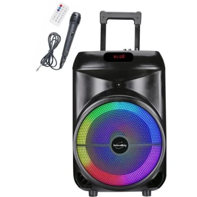 Image de Enceinte trolley INOVALLEY KA122 700W Bluetooth Lumineuse