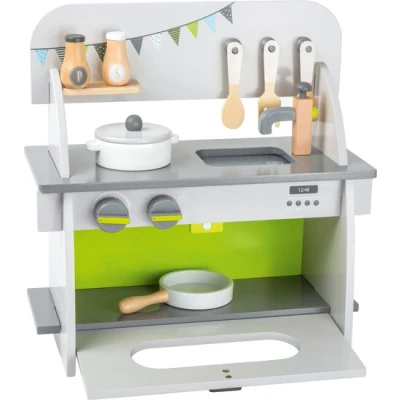 Afbeelding van Small Foot Houten Speelkeuken Compact, 9dlg.