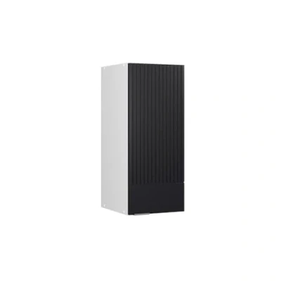 Afbeelding van Vicco Hangkast Fame Line, Zwart gestreept/Wit, 30 cm