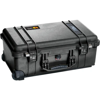 Afbeelding van PELI 1510LOC Laptopkoffer met afneembaar accessoirevak, waterdicht IP67, inhoud 27 l, gemaakt in de VS, kleur: zwart