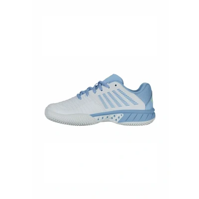 Afbeelding van K swiss express light 3 clay in de kleur wit.