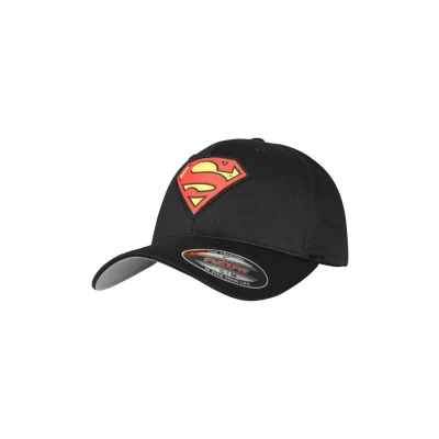 Afbeelding van Merchcode Superman Flexfit Pet, Maat: S/M, blk