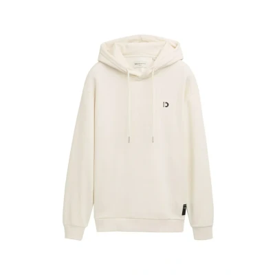 Afbeelding van TOM Tailor Denim MIT Logodetails Hoodie, Heren, Maat: XL, Wool white
