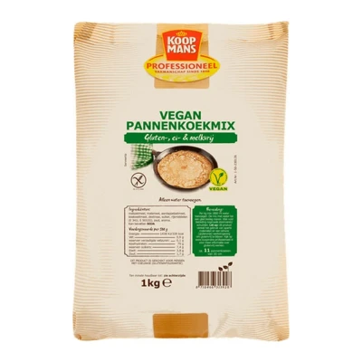 Afbeelding van Koopmans Prof. Vegan Pannenkoekenmix Glutenvrij 1kg