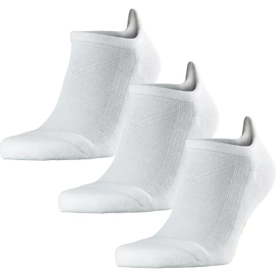 Afbeelding van FALKE Cool Kick 3 Pack anatomische pluche zool functioneel garen multipack sneakersokken unisex wit Maat 44 45