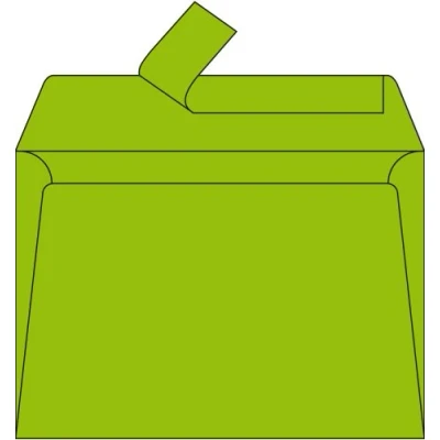 Image de Paquet de 20 enveloppes Pollen 162x229mm C5 Vert Menthe 120g