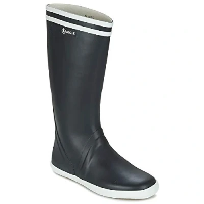 Afbeelding van Aigle Goeland, laarzen en enkellaarsjes voor heren, marineblauw, wit
