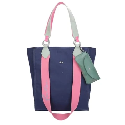 Afbeelding van Fritzi aus Preußen Schoudertas Handtas Canvas Izzy02 Tote Navy Donkerblauw