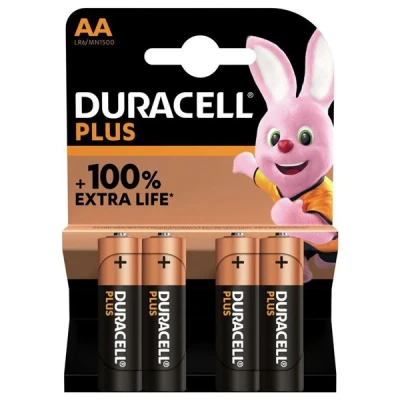 Image de Duracell AA MN1500 pile 4 pièces