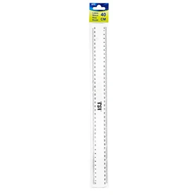 Afbeelding van TSI Liniaal 40 cm transparant Ref. 46040