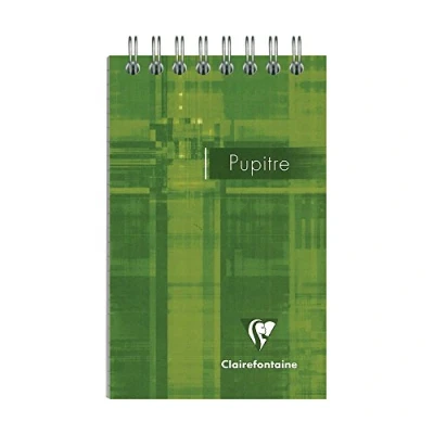 Afbeelding van Notitieboek Clairefontaine Puptire 75x120mm spiraal lijn