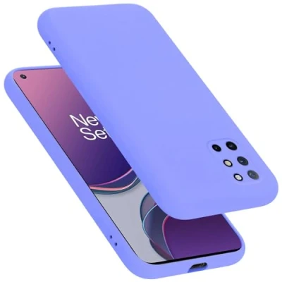Afbeelding van Cadorabo Hoesje geschikt voor OnePlus 8T in LIQUID LICHT PAARS Beschermhoes gemaakt van flexibel TPU silicone Case Cover