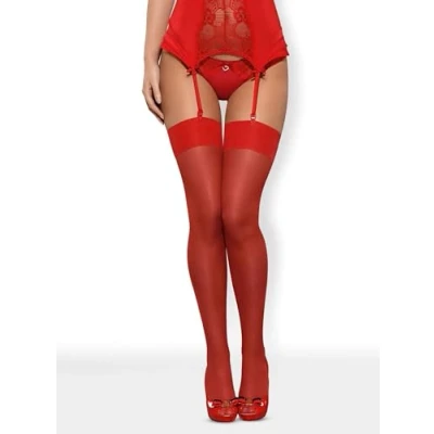 Afbeelding van Obsessive S800 Kousen Rood S/M