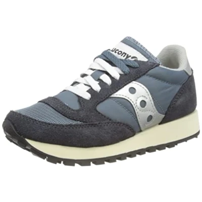Afbeelding van Saucony JAZZ Vintage Sneakers laag, Maat: 37, Blue/navy/silver Leer en textiel