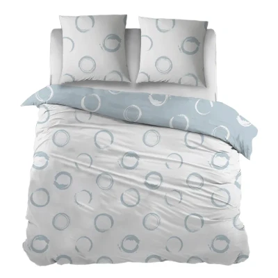 Afbeelding van Snoozing Aniek Dekbedovertrek Lits jumeaux 240x200/220 cm Blauw