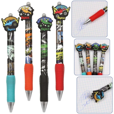 Afbeelding van Auto&#039;s uitwisbare pen met gum, gel, automatisch, BLAUWE INKT, voor schoolgebruik, 0,5 mm