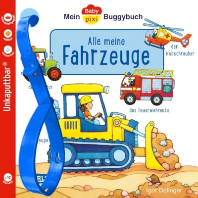 Afbeelding van Baby Pixi (unkaputtbar) 134: Mein Buggybuch: Alle meine Fahrzeuge: Ein wasserfestes Buggybuch für Kinder ab 12 Monaten (134