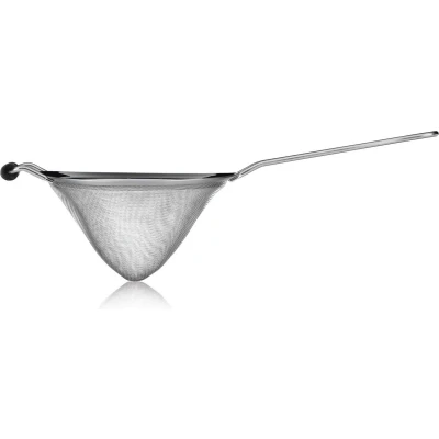 Afbeelding van Triangle RVS Zeef met Antislipvoetjes Puntig en Fijnmazig Ø 18 cm