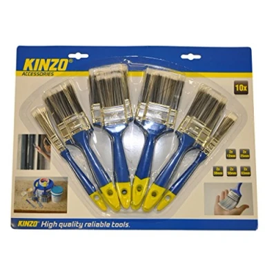 Afbeelding van Platte Kwasten Set 10 Stuks