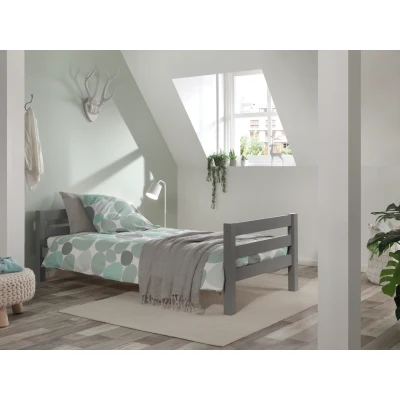 Afbeelding van LUCEVI Pino Bed 90x200cm Grijs