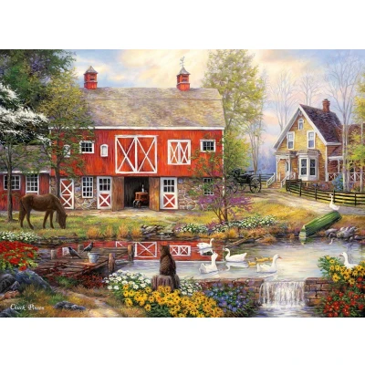 Afbeelding van Grafika Chuck Pinson Reflections On Country Living 2000 Teile.