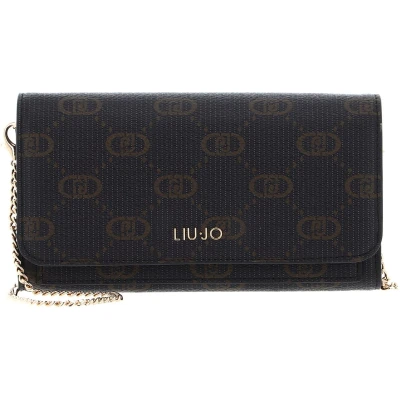 Afbeelding van LIU JO Bifold WITH Chain Clutch, Dames, Maat: One Size, Mocha