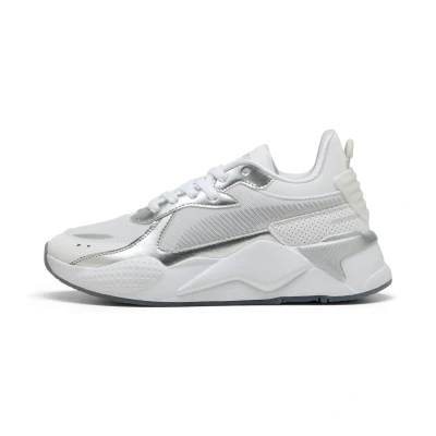 Afbeelding van Puma Sneakers laag, Dames, Maat: 41, White silver Kunststof/ textiel