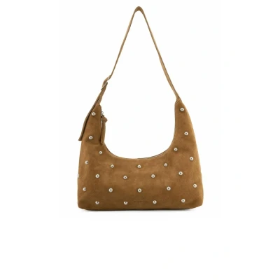 Afbeelding van FredsBruder Endless Beads Schoudertas Leer 44 cm Dames toffee