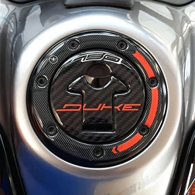 Afbeelding van labelbike 3D sticker hars gel decoratie en bescherming brandstofdop motorfiets compatibel met KTM 790 DUKE