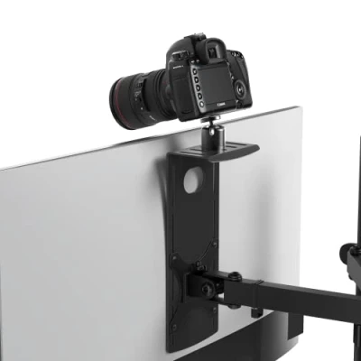 Afbeelding van HumanCentric DSLR Monitorhouder Monitorplank voor desktopcamerahouder, lichtgewicht plank webcam en microfoon VESA monitor, vervangt klemstatieven