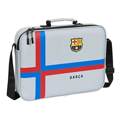 Afbeelding van Schooltas F.C. Barcelona Grijs (38 x 28 6 cm)
