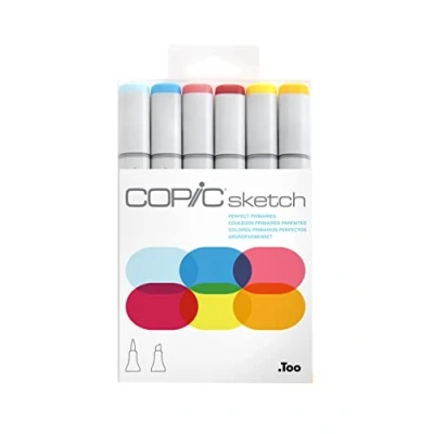 Image de COPIC SKETCH SET DE 6 PARFACT PRIMARIES