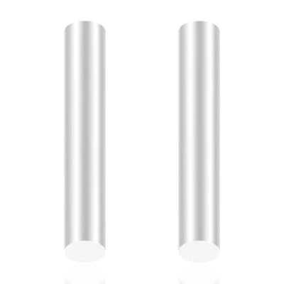 Afbeelding van iMeistek 2 stuks aluminium stangen Ø 12 mm lengte 250 ronde voor doe het zelf modellen