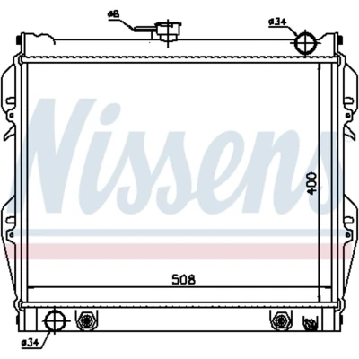 Afbeelding van Nissens Radiateur 64728
