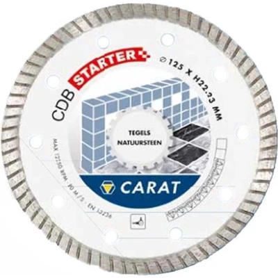 Afbeelding van Carat diamantzaag 125x22,23mm tegels/natuursteen starter