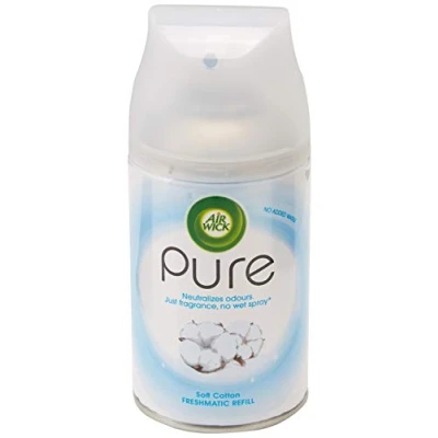 Afbeelding van Air Wick Freshmatic Automatische Spray Luchtverfrisser Soft Cotton 4 x 250ml