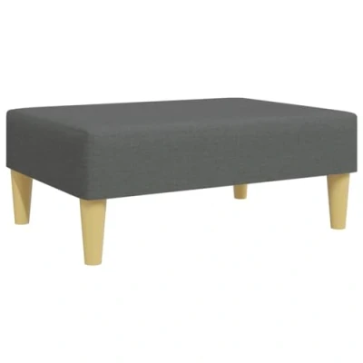 Afbeelding van Voetenbank 77x55x31 cm stof donkergrijs