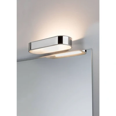 Afbeelding van Paulmann Agena 70948 LED wandlamp voor badkamer 20 W Warmwit Chroom, Wit (mat)