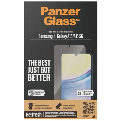 Image de Panzerglass Verre Trempé Edge To Protection D&#039;Écran Samsung Galaxy A15