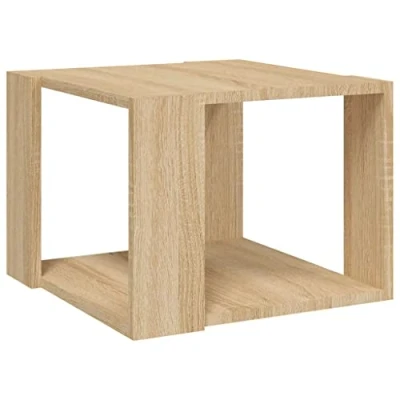 Afbeelding van vidaXL Salontafel, Sonoma eik, 40 x 30 cm, bewerkt hout