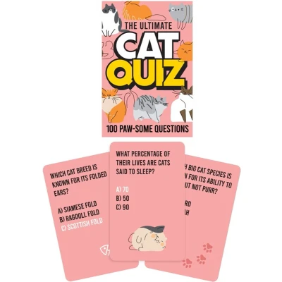 Afbeelding van Gift Republic Cat Quiz Cards kaartspel
