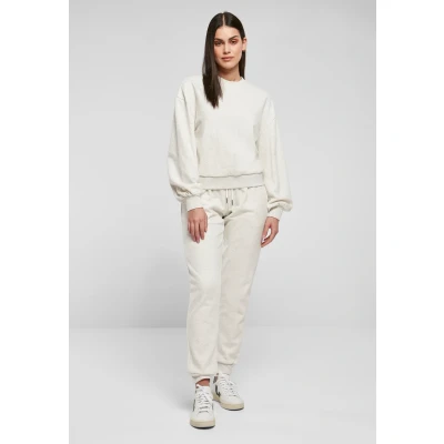 Afbeelding van Urban Classics Melange Crewneck Sweater, Dames, Maat: XS, Lightgrey